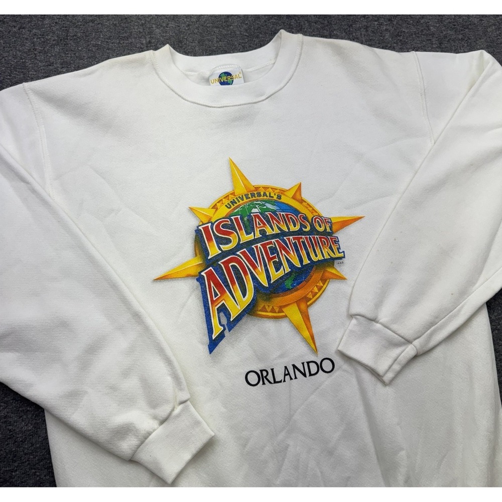 Universal Studios Islands Of Adventure Crewneck Sweatshirt Mens Sz XL Vtg USA